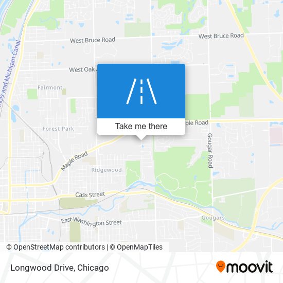 Longwood Drive map