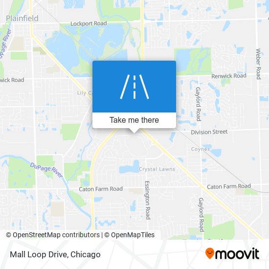 Mall Loop Drive map