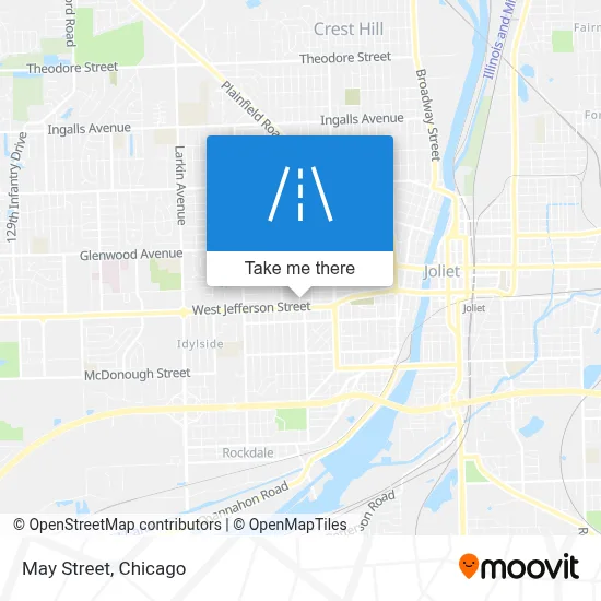 May Street map