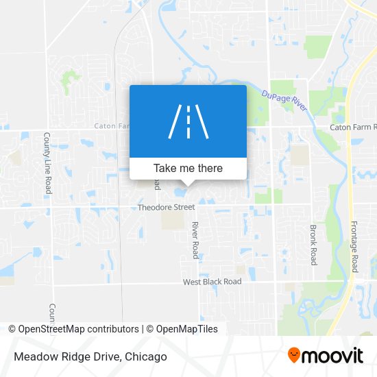 Mapa de Meadow Ridge Drive