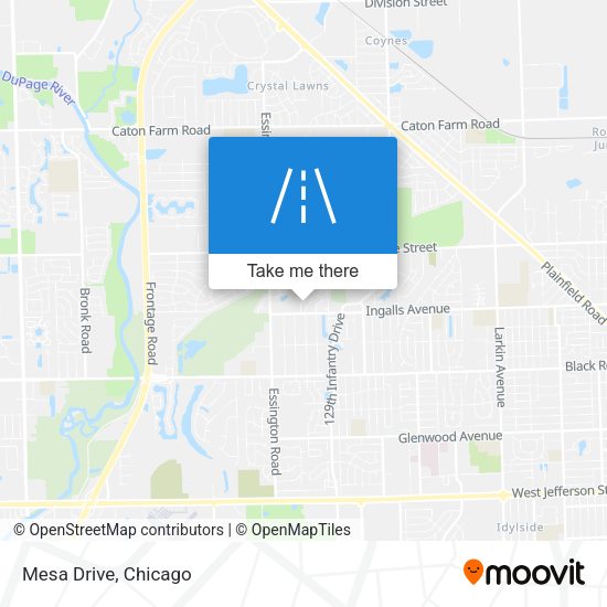 Mapa de Mesa Drive