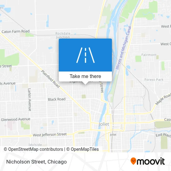 Nicholson Street map