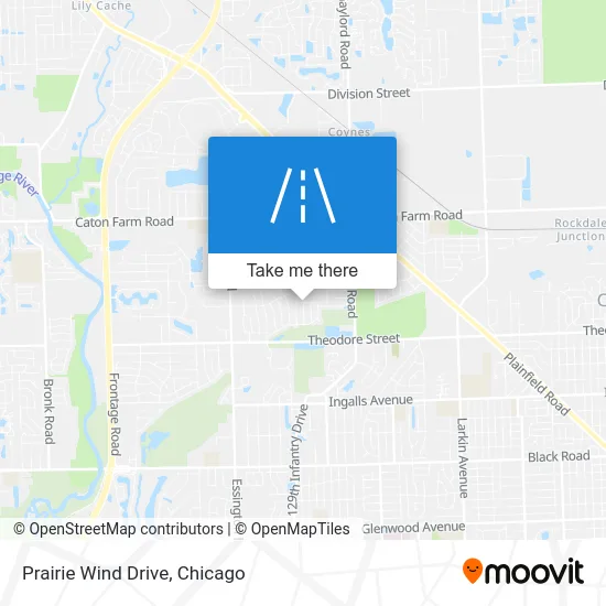 Prairie Wind Drive map