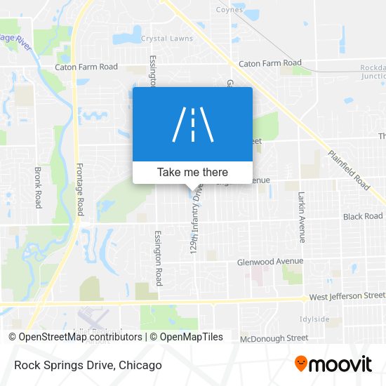 Rock Springs Drive map