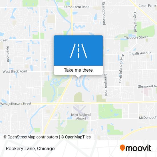 Rookery Lane map