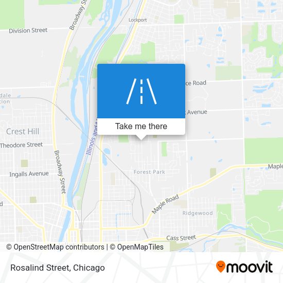 Mapa de Rosalind Street