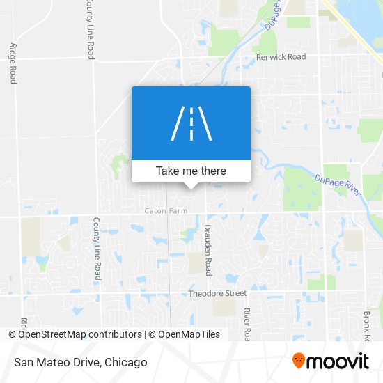 San Mateo Drive map