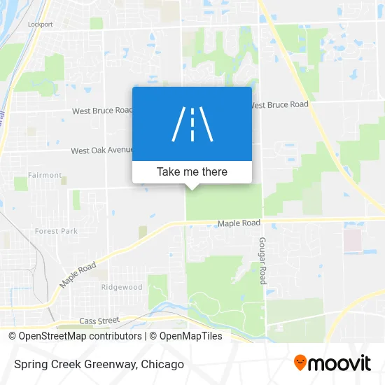 Spring Creek Greenway map