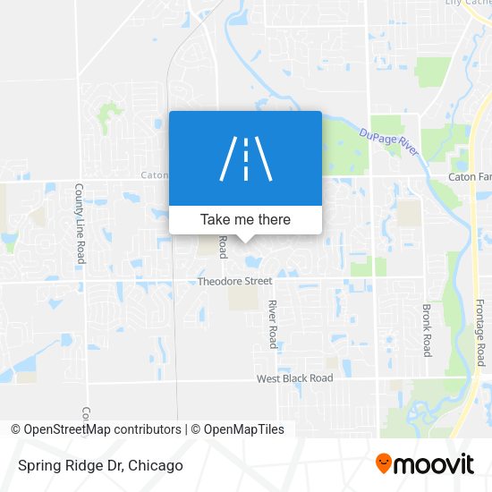 Mapa de Spring Ridge Dr