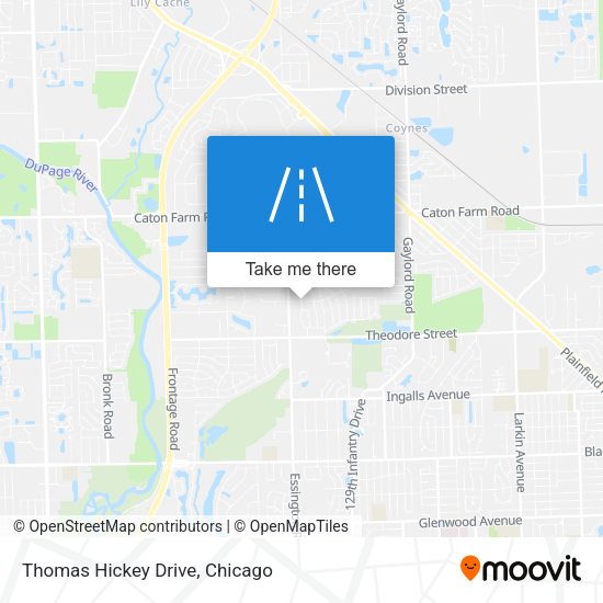 Mapa de Thomas Hickey Drive