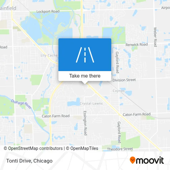 Tonti Drive map