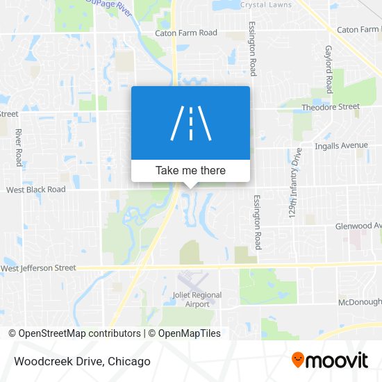Mapa de Woodcreek Drive