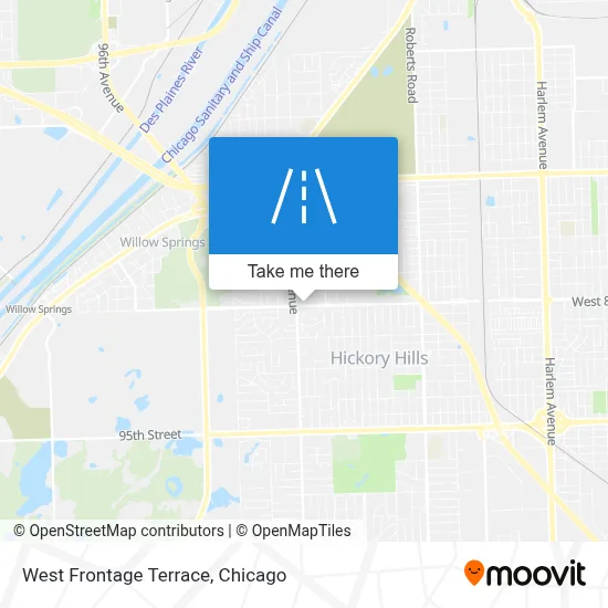 West Frontage Terrace map