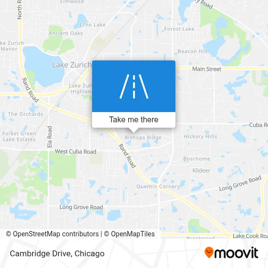 Cambridge Drive map