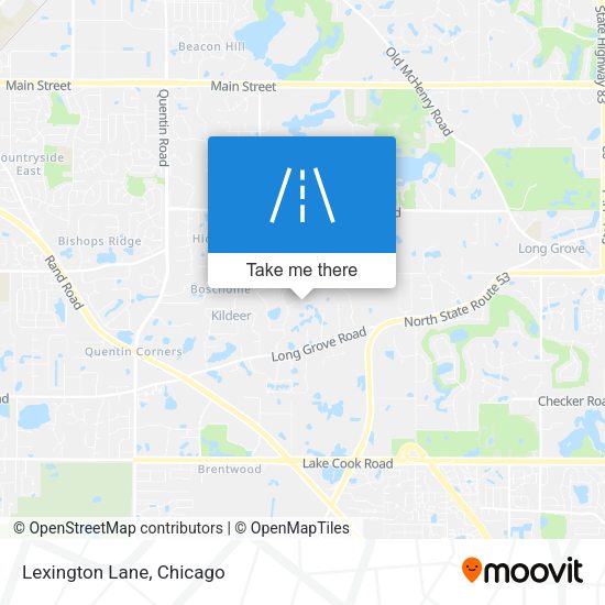 Mapa de Lexington Lane