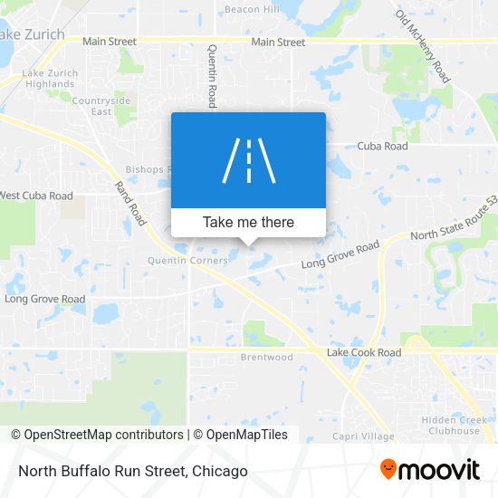 North Buffalo Run Street map