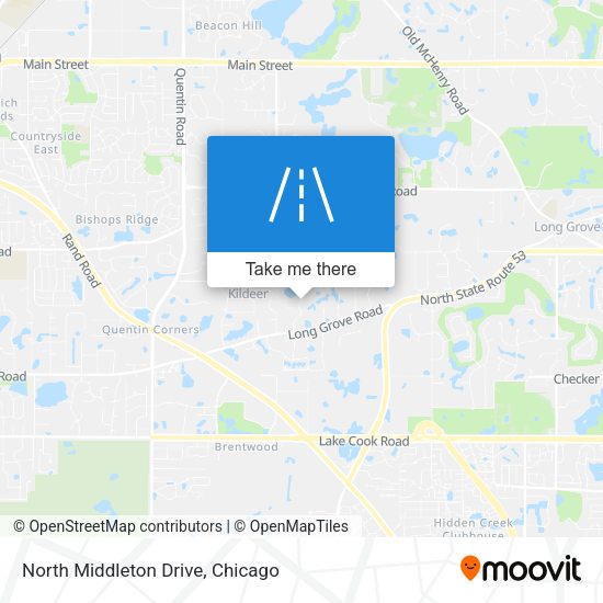 North Middleton Drive map