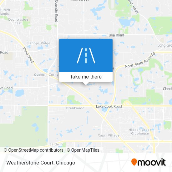 Mapa de Weatherstone Court