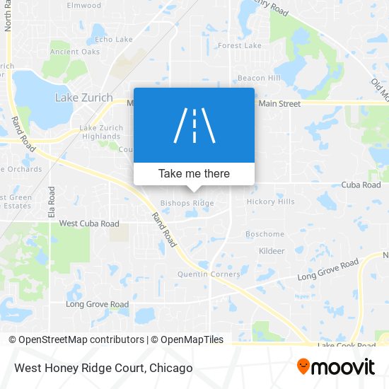 West Honey Ridge Court map