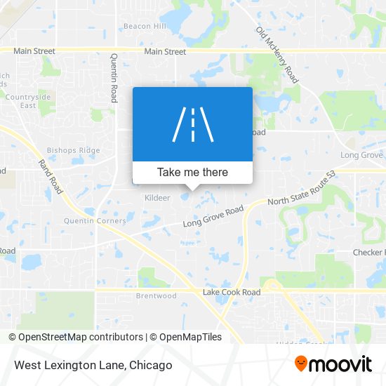West Lexington Lane map