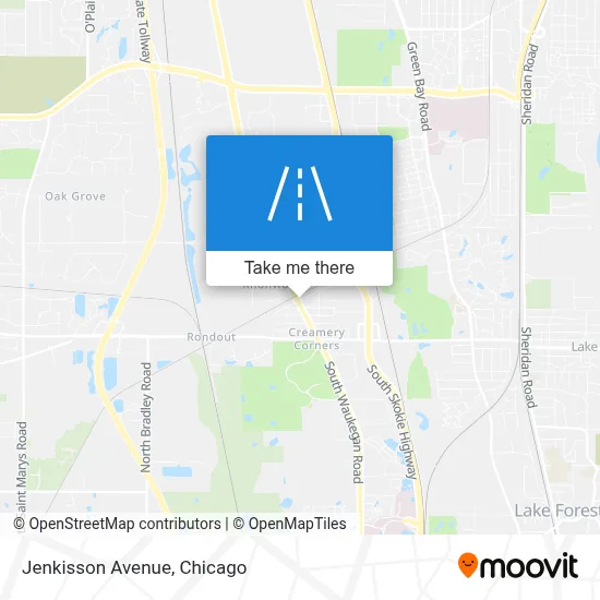 Jenkisson Avenue map