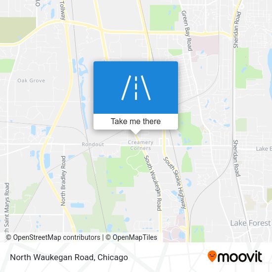 Mapa de North Waukegan Road