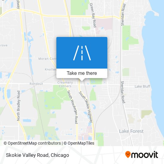 Mapa de Skokie Valley Road