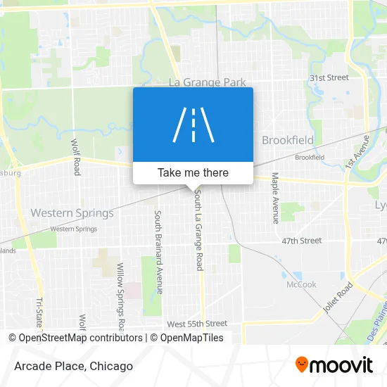 Arcade Place map