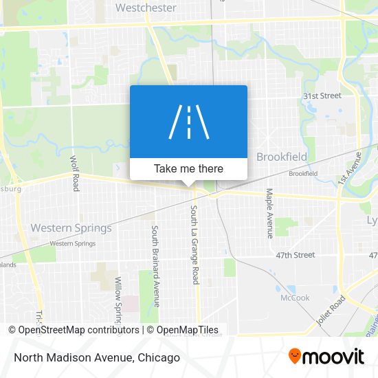 Mapa de North Madison Avenue