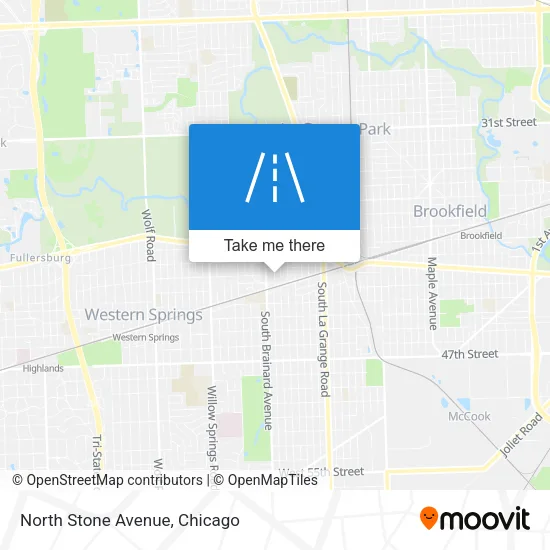 Mapa de North Stone Avenue