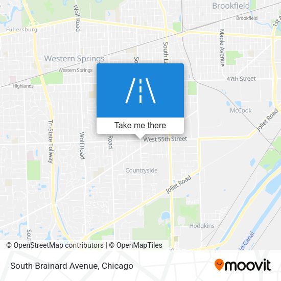 South Brainard Avenue map