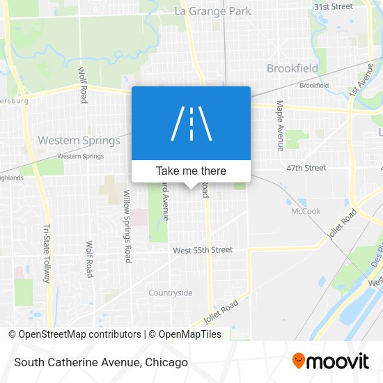 Mapa de South Catherine Avenue