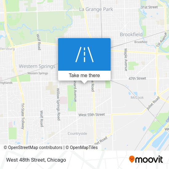Mapa de West 48th Street