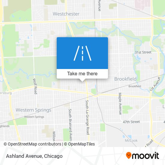 Mapa de Ashland Avenue