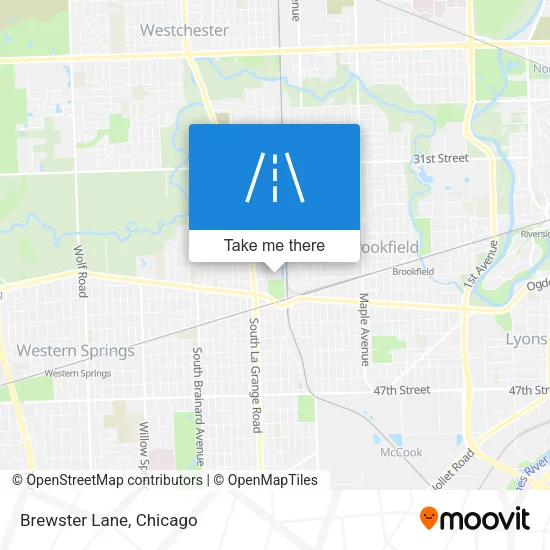 Brewster Lane map