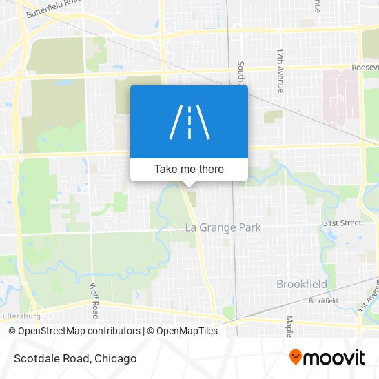 Scotdale Road map