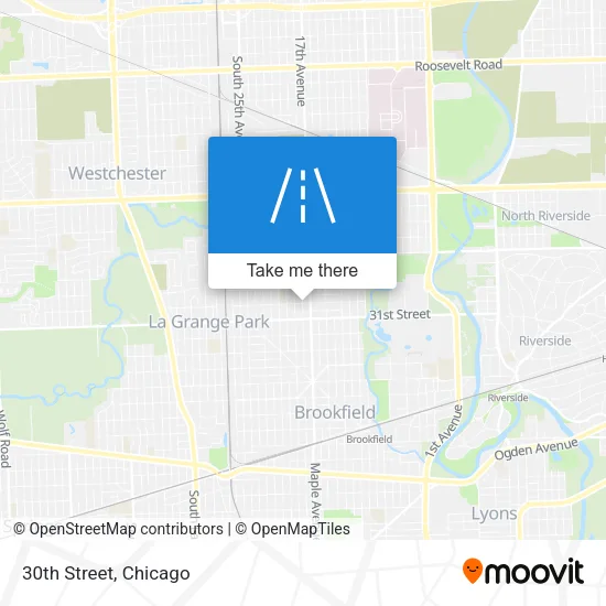30th Street map