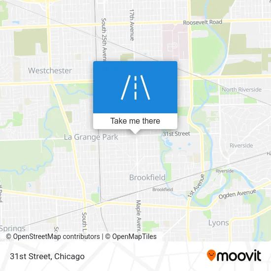 31st Street map