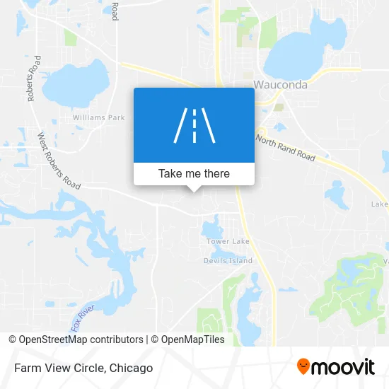 Farm View Circle map