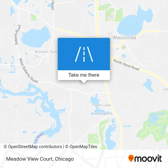 Meadow View Court map