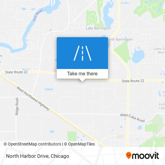 Mapa de North Harbor Drive