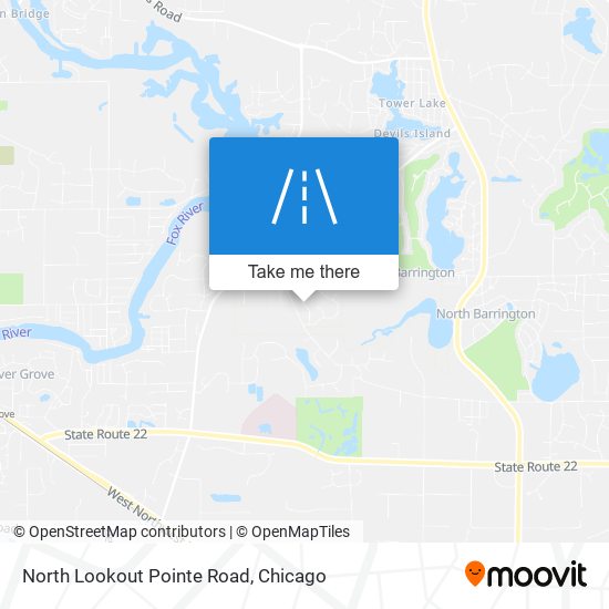 North Lookout Pointe Road map
