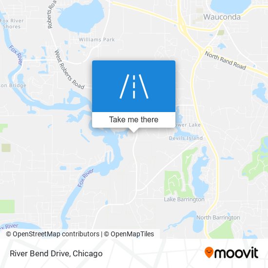 River Bend Drive map