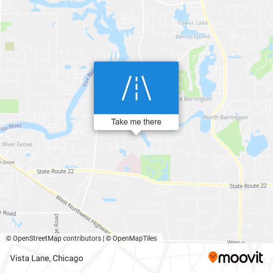 Mapa de Vista Lane