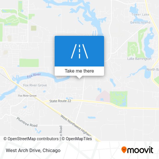 Mapa de West Arch Drive