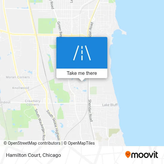 Hamilton Court map