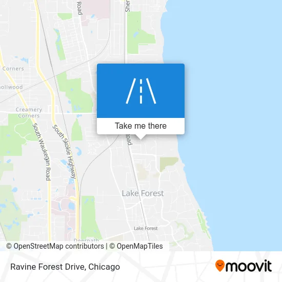 Ravine Forest Drive map