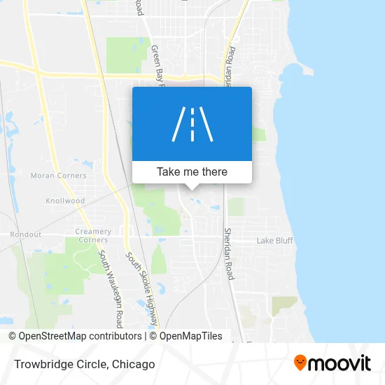 Trowbridge Circle map