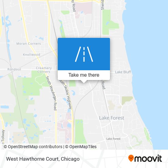 West Hawthorne Court map