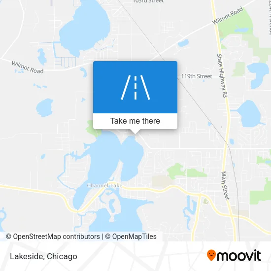 Lakeside map